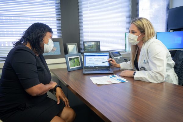 Stroke Nurse Practitioner, Christina Condon, uses the COMPASS-CP digital care platform. Stroke Nurse Practitioner, Christina Condon, uses the COMPASS-CP digital care platform.